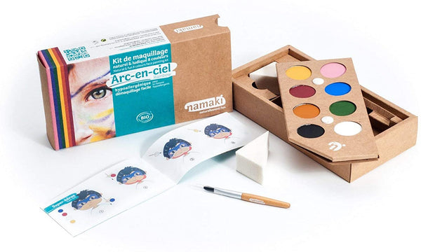 Coffret Maquillage Bio Enfant '8 couleurs Mondes des horreurs - Maquillage  hypoallergénique Bio - Namaki