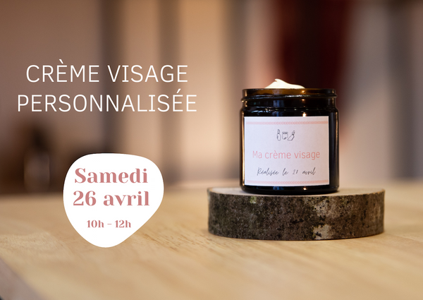 Crème visage personnalisée - Bruxelles
