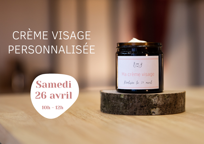 Crème visage personnalisée - Bruxelles