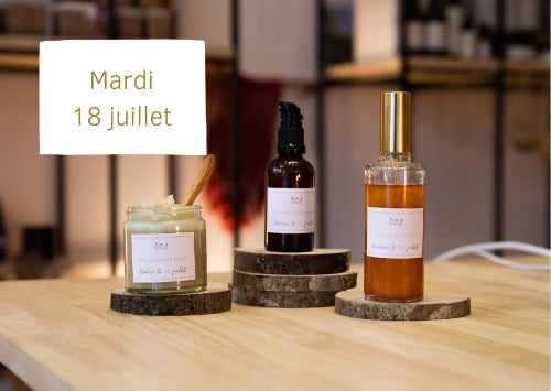 Atelier cosmétiques Bruxelles - Routine corps été