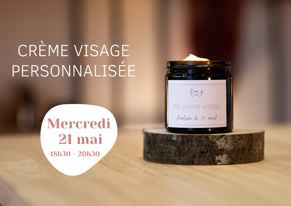 Crème visage personnalisée - Bruxelles