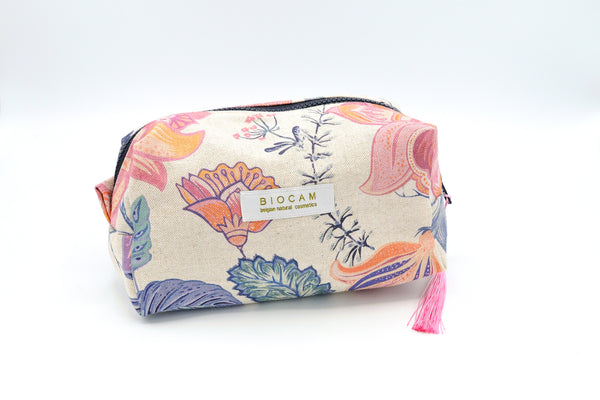 Trousse de toilette BIOCAM - Fleurs iris