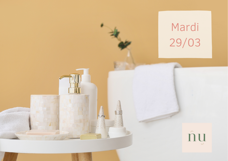 Atelier cosmétiques - Les indispensables de la salle de bain