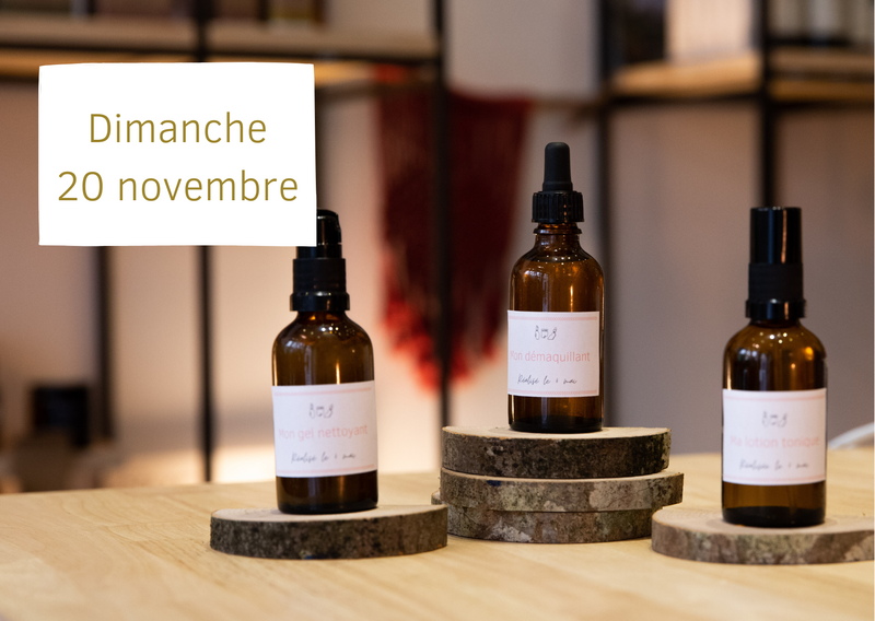 Atelier cosmétiques Bruxelles - Routine visage du soir