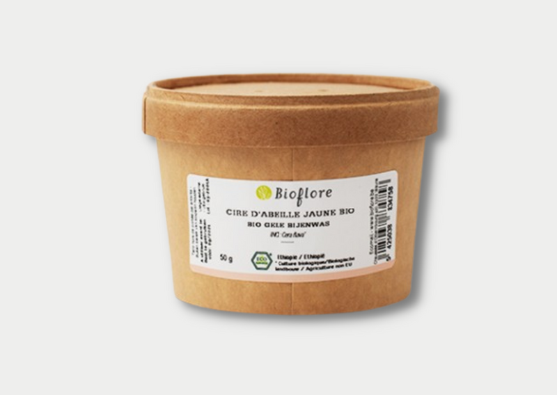 Bioflore - Cire d'abeille jaune bio en pastilles
