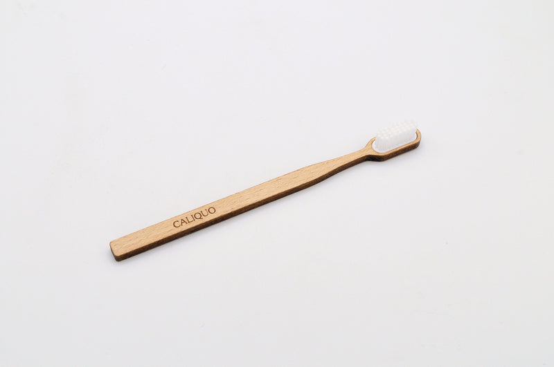 Caliquo - Brosse à dents rechargeable en bois de hêtre
