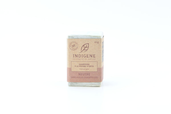 Indigène - Shampoing solide à la poudre d'ortie