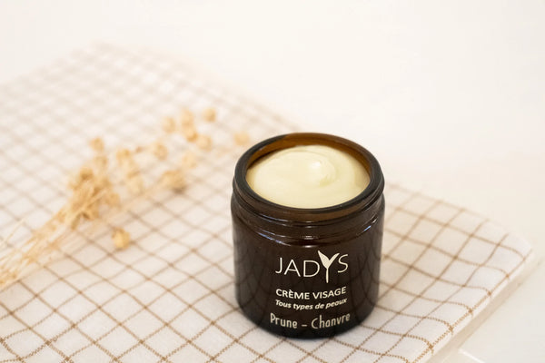 Jadys - Crème visage aux huiles de chanvre et de prune