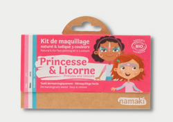 Namaki - Maquillage pour enfants - Kit 3 couleurs - Princesse et Licorne
