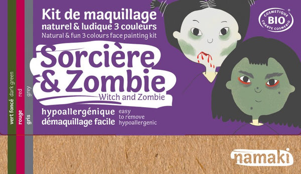 Kit maquillage Namaki - Sorcière & Zombie